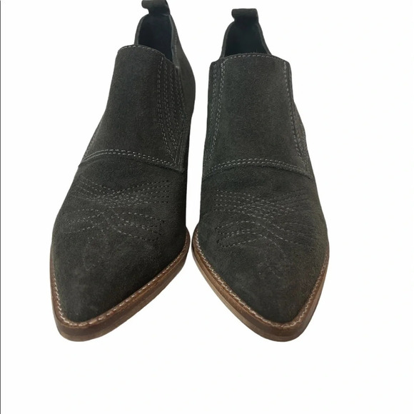 Anthropologie Sixty Seven Gray Western Ankle Boot - Picture 4 of 11